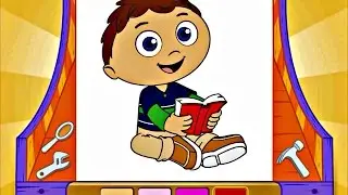 Alpha Pig's Paint By Letter - Full Video Game for Kids who Love Art Part 1