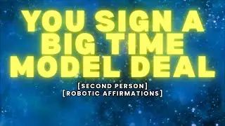 You Signed A MODELING DEAL - BIG PAY [2nd Person] [Robotic Affirmation] [Self-Hypnosis] [Rampage]