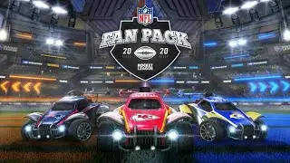 Showcasing all 32 of the *NEW* NFL x Rocket League Decals
