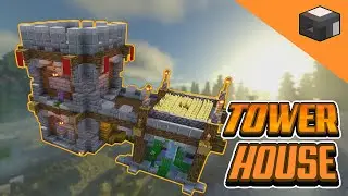 Minecraft TOWER HOUSE Tutorial | Minecraft House Ideas