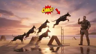 Elite K9 Training on the Beach - Powerful Techniques Used by Real Police Dogs