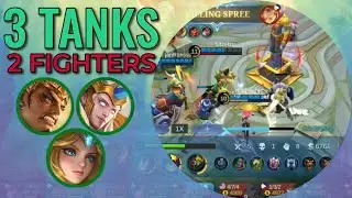 3 Tanks + 2 Fighters with updated Tank Items Guardian Helmet and Blade Armor