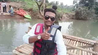 तीरथगढ़ में बम्बू राफ्टिंग चालू हो गया है ।। यहाँ जाएं और खूब मस्ती करें।। #तीरथगढ़ #बम्बू राफ्टिंग 