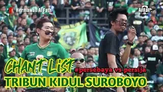 Chant List BONEK Tribun Kidul Suroboyo