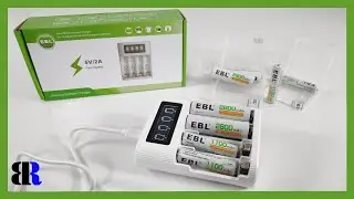 EBL Battery Charger with LCD Display | Unboxing + Set Up