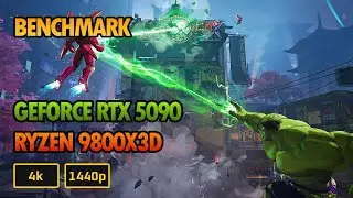Marvel Rivals | RTX 5090 | Ryzen 9800x3D | 4K | 1440p - ULTRA Settings + DLSS + FG