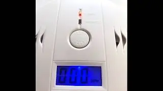 Detector de mon&oacute;xido carbono con alarma