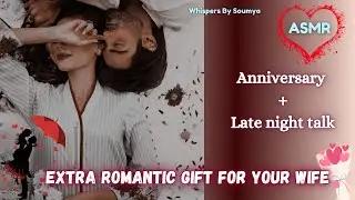 Desi Wife ASMR ||  Anniversary Surprise || Romantic Hindi ASMR