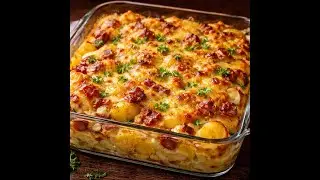 Kartoffelauflauf mit Hähnchen – einfach, saftig & unglaublich lecker
