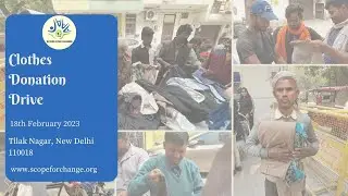 Clothes Donation Drive at SFC Tilak Nagar