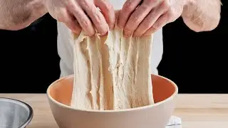 How to stretch and fold sourdough vigorously