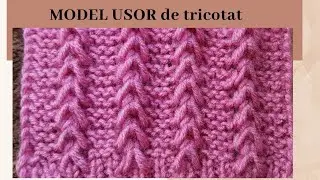 Model usor de tricotat.