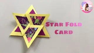 Explosion Box Ideas: Star fold card