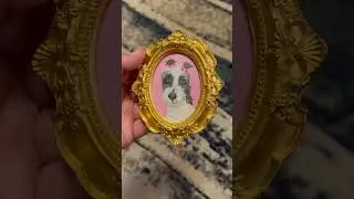 Custom pet portraits by GulchikArt New York and you&rsquo;ll get a painting process video