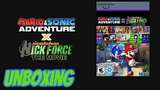 Mario & Sonic Adventure X NickForce The Movie For Nintendo GameWave (Unboxing) (2025)