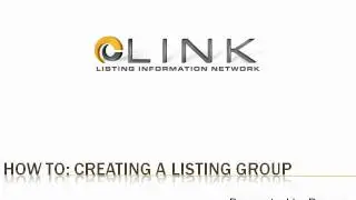 Creating a Listing Group - How To