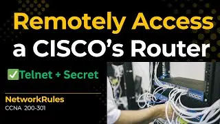 Cisco Router Remote Access | Telnet + Enable Secret  Step-by-Step Guide