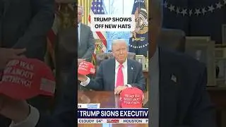 President Trump shows off new 
