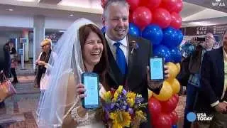 Wedding at 32,000 feet, first for Southwest Airlines