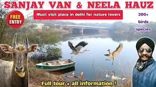 Sanjay van delhi & neela hauz biodiversity park - Full tour + all details | Places to visit in delhi