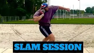 Shotput SLAM Session + Bench Press | Road to Nationals | EP.8 |