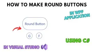 How to make Round Buttons in WPF application using c#