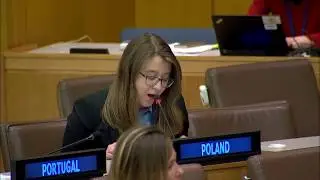 Statement of UN Youth Delegate of Poland-74th UNGA
