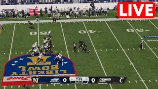 🔴 Navy Midshipmen vs Cincinnati Bearcats | Liberty Bowl - NCAAF 2026 College Football 26 Simulation