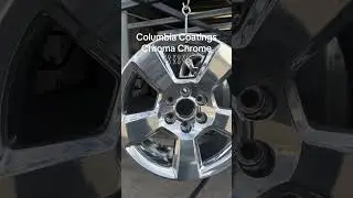 How do we feel about powder coat chrome? #powdercoating #customwheels