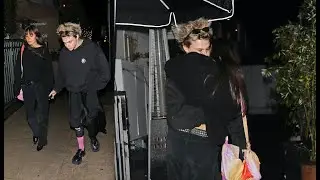 YUNGBLUD and Jesse Jo Stark show PDA after dinner in Santa Monica!