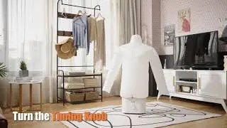 Costway Inflatable Drying and Ironing Machine 1050W Automatic Garment Steamer