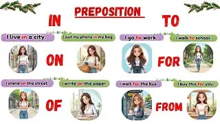 Learn English Prepositions Easily 🧠 In, On, At, By, Under with Examples | Grammar for Beginners