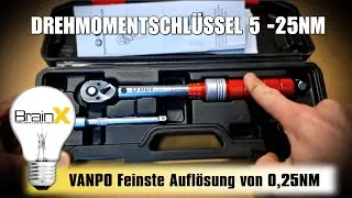 Drehmomentschlüssel Test 5-25NM Feinaufgelöst VANPO
