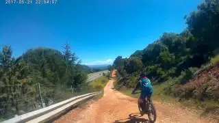 les seniors de Gonfaron en VTT .De Pignans a Gonfaron par l'autoroute!