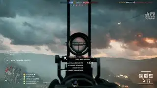 Sniping down a Heavy Bomber Pilot, Caporetto Conquest, Apocalypse DLC, Battlefield 1 CTE, PS4 Pro