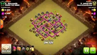 HoGi TH6 vs TH7 Level 6 Hogs New Attack Strategy!