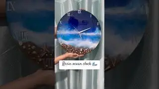 Ocean clock 🕐#resinart #resinartist #resinclock #shorts #viral #trending #resin #artist #art #ocean