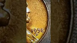 ✨ Light on the Lincoln: Revealing the 1958 D Penny's Unique Micro-Signature 🔦 #PennyLove #coin