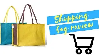 Shopping bag review || jute bag review || combo bag review || jute bag #jutecraft #jutebag