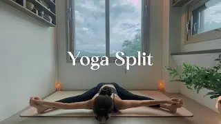 Quick Warm-up for your Yoga Split | Spring Piano Melody🌸