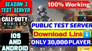 SEASON 3 TEST SERVER IS HERE || CODM SEASON 3 PUBLIC TEST BUILD