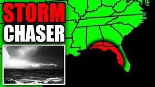 Hurricane Debby intercept live storm chaser on the ground