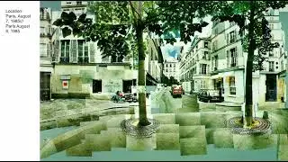 David Hockney---Hockney's photo collage