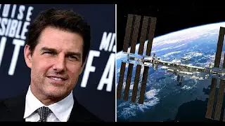 Tom Cruise by filming a movie in space.