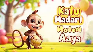 Kalu Madari | Popular Hindi Nursery Rhyme | Kids Songs & Monkey Dance Rhymes