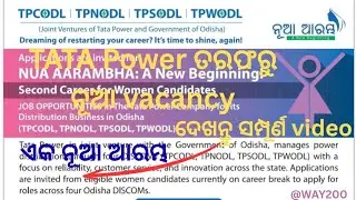 tata power job vacancy 2026 | tata power job in odisha | ଟାଟା ପାୱାର ତରଫରୁ vacancy ଆସିଛି  #tatapower 