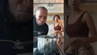 Ima just mind my business next time when she&rsquo;s in the kitchen #couplescomedy #marriage