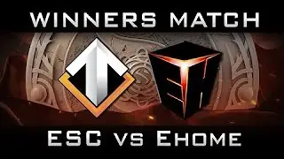 EHOME vs Escape Gaming , TI6, Игра 1, Wild Card, The international 6, Русские комментаторы
