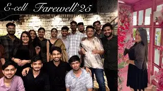 Farewell party vlog 🎉 | 2025 batch📚 | E-cell | DCRUST, Murthal📍| Dj night🎸 #dcrust #ecell #farewell