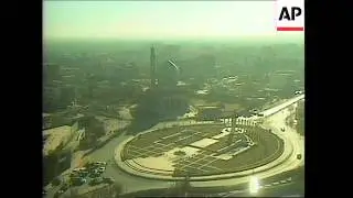 Empty streets on second day of curfew